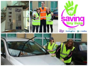 Sponsored car wash by Towry Ltd in Bracknell raised £250 for BIBS' Saving Tiny Lives incubator appeal 